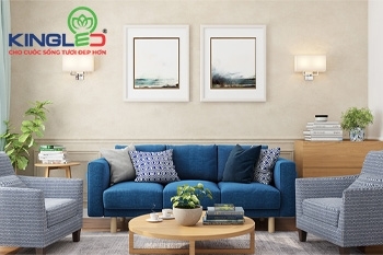 ĐÈN LED ỐP TƯỜNG PHÒNG KHÁCH SANG TRỌNG, HIỆN ĐẠI